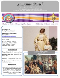 April 10th, 2022 Bulletin