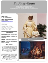 Christmas & New Year's Bulletin