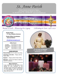 December 4th, 2022 Bulletin