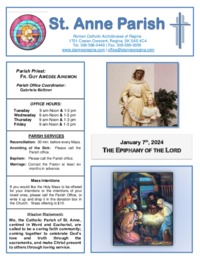 January 7th, 2024 Bulletin