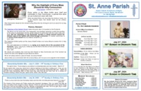 July 21st, 2024 Bulletin