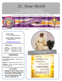 July 3rd, 2022 Bulletin