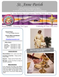June 19th, 2022 Bulletin