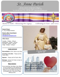 May 15, 2022 Bulletin