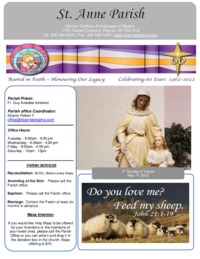 May 1st, 2022 Bulletin
