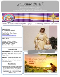 May 8th, 2022 Bulletin