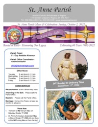 September 11th, 2022 Bulletin